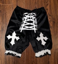 Image 1 of velvet cross bloomers