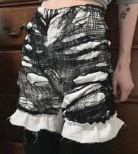 Image 1 of distressed gauze bloomers