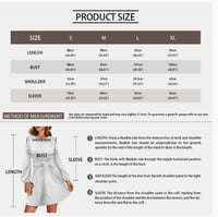 Image 5 of Women's Long Sleeve Front Tie Dress
