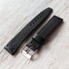 Wild Pigskin Strap - Black