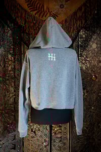 Image 3 of Genesis Grey Cropped Hoodie