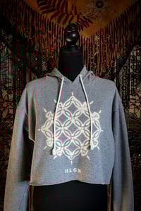 Image 2 of Genesis Grey Cropped Hoodie