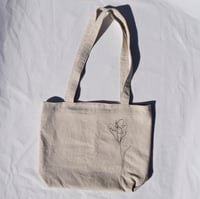 Image 2 of embroidered lily bag