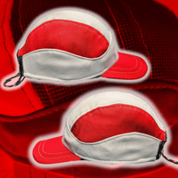 Image 2 of RED/WHITE NIKE Tailwind 5 Panel hat 