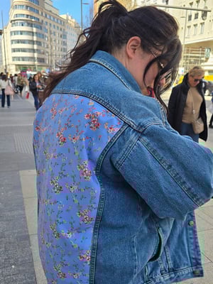 Chaqueta de flores