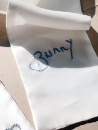 Image 3 of Bunny Silk & Bamboo Satin Hair Ribbon 
