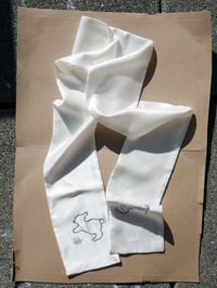 Image 1 of Bunny Silk & Bamboo Satin Hair Ribbon 