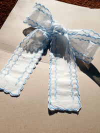 Image 1 of Doily Cotton Organdy Hair Ribbon