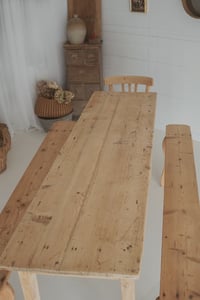 Image 4 of Table d’atelier / ferme - Ancienne 
