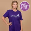 Logo t-shirt (Available in Pink and Purple)