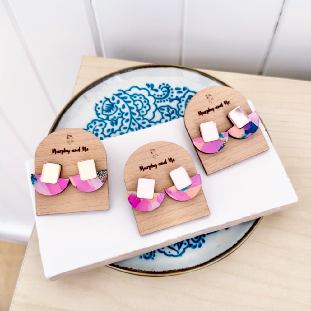 Image of 'Calypso' Mini Statement Studs