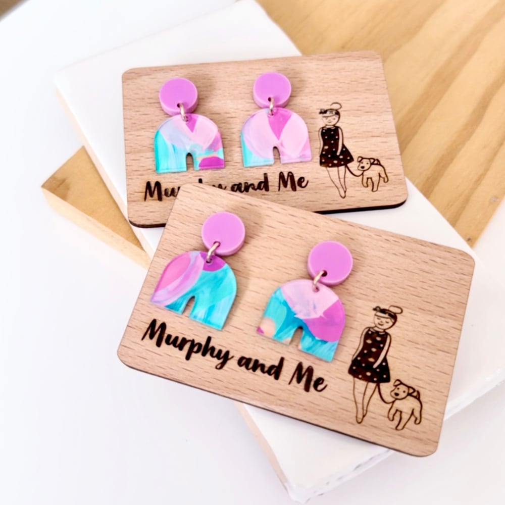 Image of 'Pastel Autumn' Mini Arch Dangles