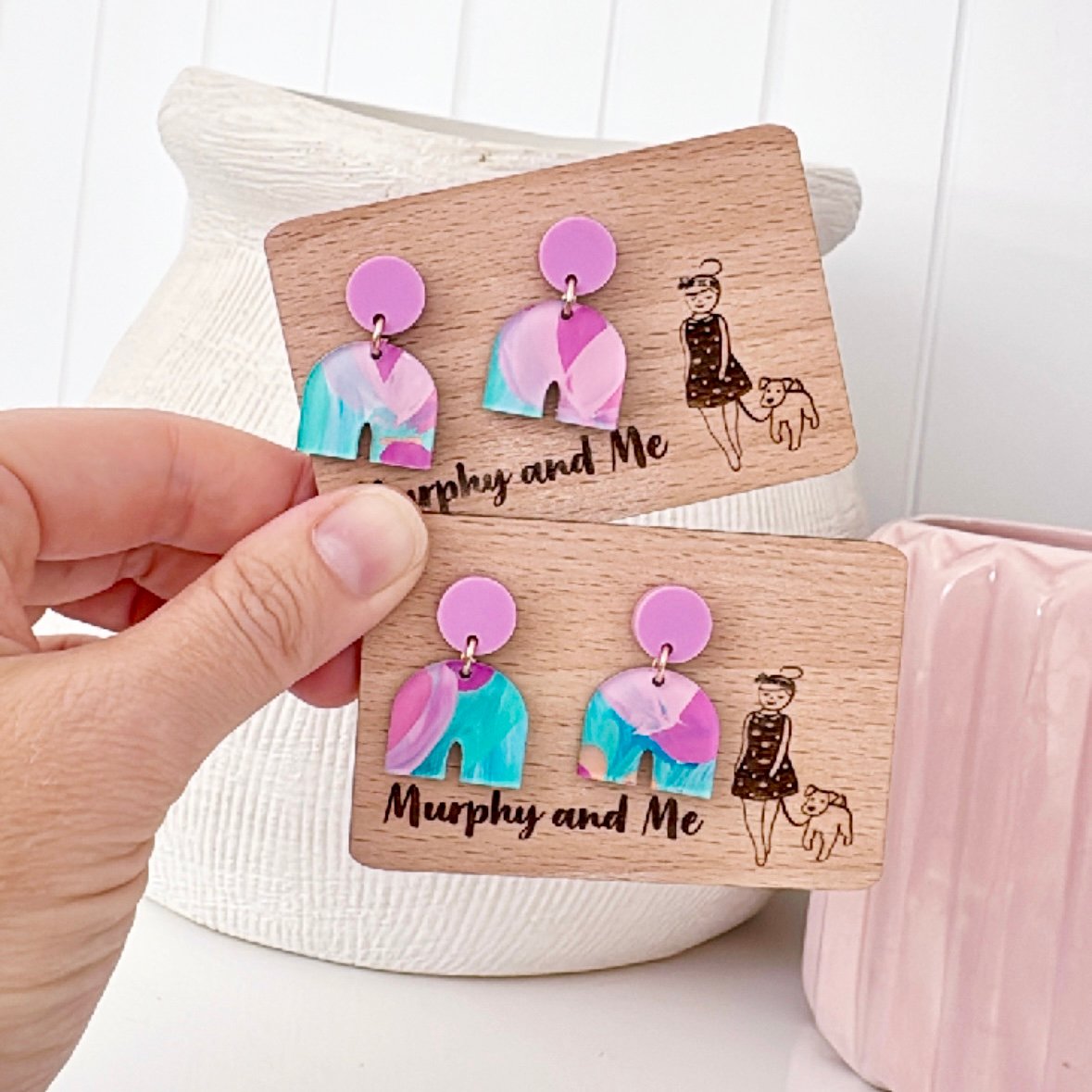 Image of SALE ~ 'Pastel Autumn' Mini Arch Dangles