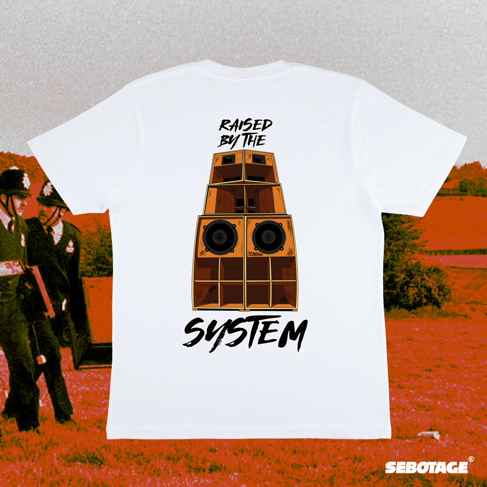 Image of "SYSTEM" Tee - White