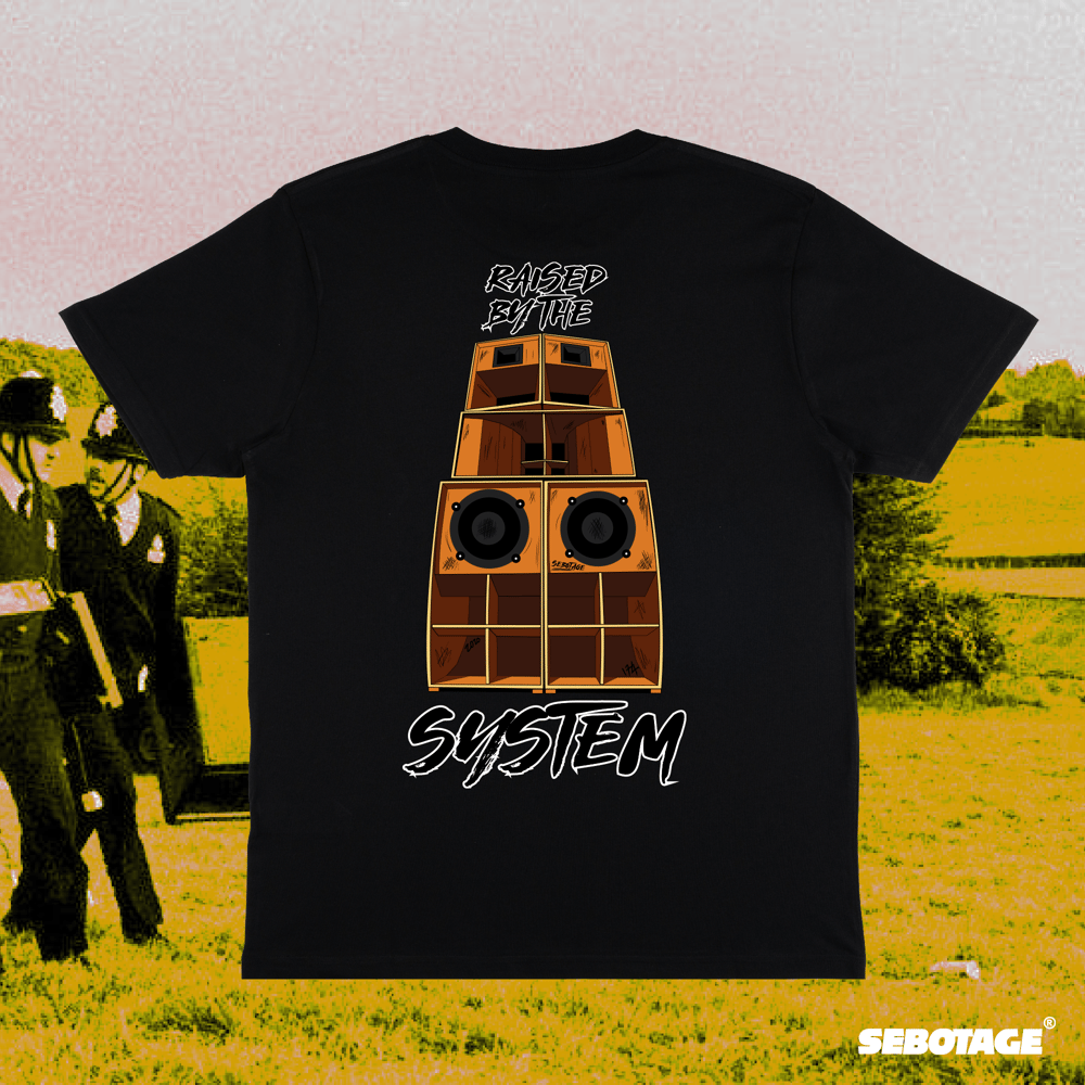 Image of "SYSTEM" Tee - Black