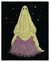 worm ghost - 8x10 print