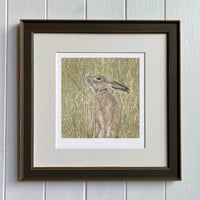 Image 4 of HARVEST HARE HAND SIGNED ART PRINT