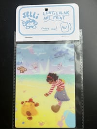 Beachcomber Lenticular Art Print