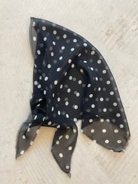 Image 1 of Sheer silk head scarf 