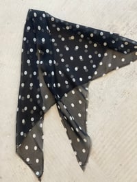 Image 3 of Sheer silk head scarf 