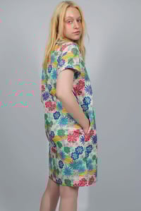 Image 1 of VESTIDO CAMISERO FLOWER BEIGE