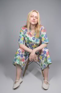 Image 1 of TOP FLOWER BEIGE