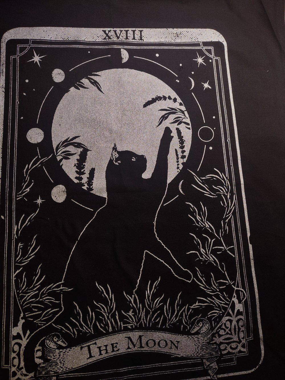 Tarot Cat wall flag