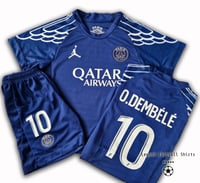 Image 1 of PSG 3rd kids kit 2025 DEMBELE 10