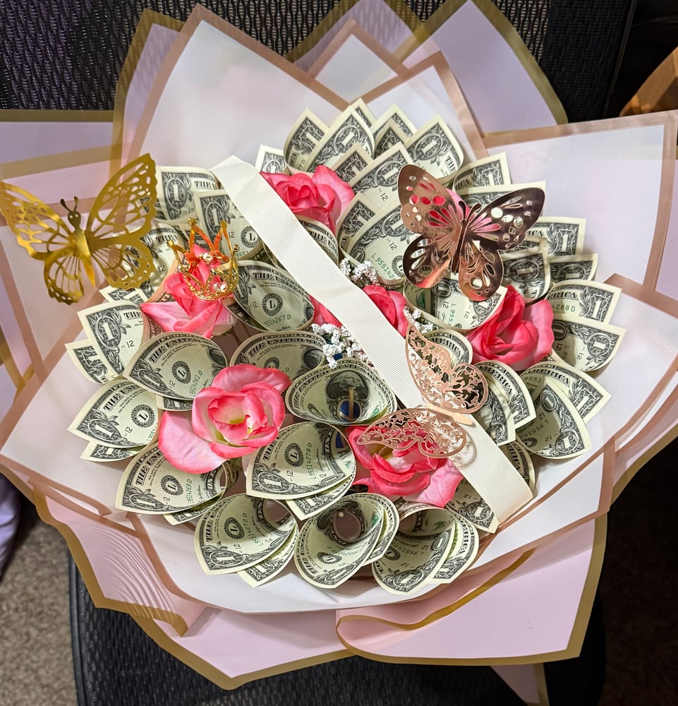 Image of Beautiful $40 money bouquet