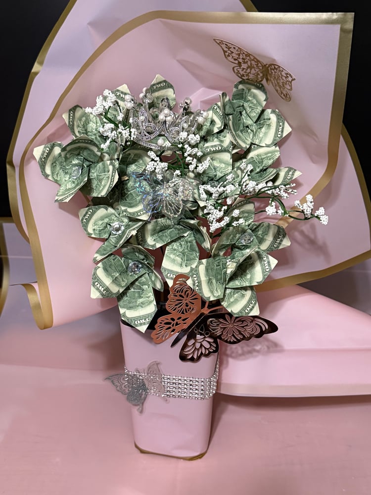 Image of $20 money bouquet