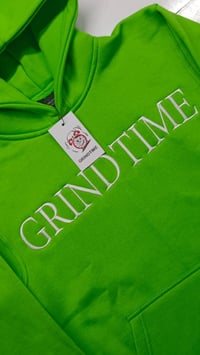Image 1 of LIGHT GREEN CROP HOODIE JOGGING SET 