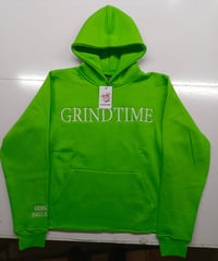 Image 2 of LIGHT GREEN CROP HOODIE JOGGING SET 