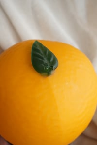 Image 5 of Lampe globe orange - vintage 