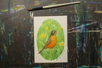 Original Painting - American Robin
