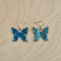 Azure Butterfly Earrings 