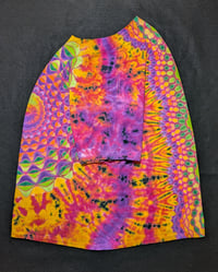 Image 3 of XL Bleach Reversed Mandala, Zig-Zag Honeycomb Spine & Scrunch #3