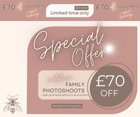 Image 1 of £70 OFF | Outdoor Family Photoshoot