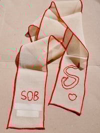 Image 2 of Snake embroidered hair ribbon 