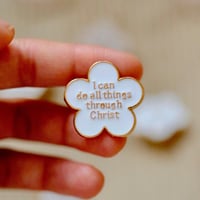 Image 1 of I can do all things... Enamel Pin