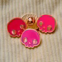 Image 2 of Pink Skull Pin