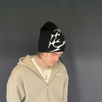 Image 2 of Black Beanie