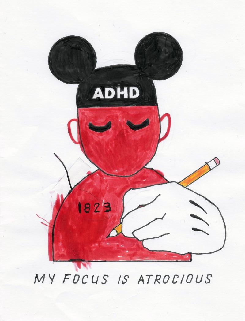 Image of "MY FOCUS IS ATROCIOUS" - GICLEE PRINT