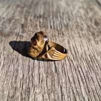 Image 2 of Novelty Catalog Skull Ring, c. 1930s