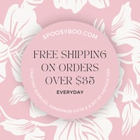 Image 3 of Drawstring Bag Blue background with Pink and white flowers blue white basket weave fabric