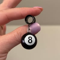 8 Ball Dangles (sizes 4g-2")