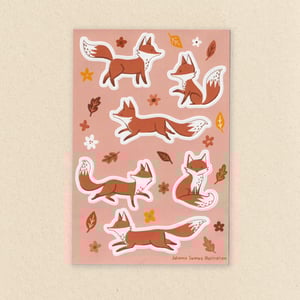 Image of Fox Folk Sticker Sheet