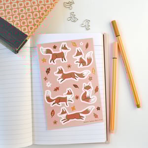 Image of Fox Folk Sticker Sheet