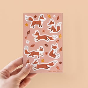 Image of Fox Folk Sticker Sheet