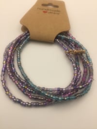 Image 5 of Multi color seed beads bracelets