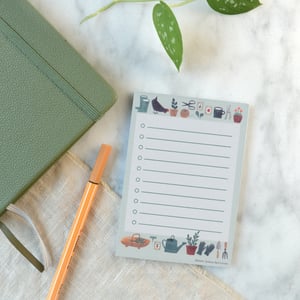Image of Gardener To Do List Check Mark Notepad